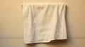 Vintage Retro Towel Hanging On Wall: Smooth, Polished, And Darkly Comedic