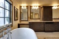 Bathroom with Tub and Granite Counters