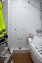 Bathroom under renovation Royalty Free Stock Photo