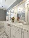 Bathroom Vanities classic style Royalty Free Stock Photo