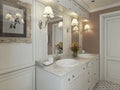 Bathroom Vanities classic style Royalty Free Stock Photo