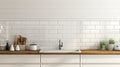 bathroom white subway tiles