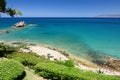 View of Baths of Aphrodite beach. Akamas peninsula. Paphos district. Cyprus