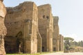 Baths of Caracalla, ancient ruins of roman public thermae