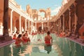 Baths of Caracalla: Grand Hub of Roman Relaxation, Exercise, and Societal Gatherings