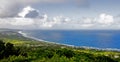 Bathsheba coastal view from Hackleton`s Cliff in Barbados Royalty Free Stock Photo