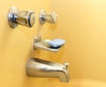Bathtub faucets Royalty Free Stock Photo