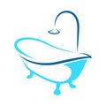 Bathtub logo icon design