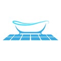 Bathtub logo icon design