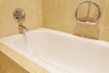 Bathtub in a luxurious hotel room Royalty Free Stock Photo