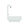 Bathtub and shower icon