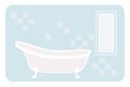 Bathtub vector illustration