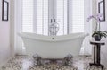 a bathtubs in white bath room Royalty Free Stock Photo