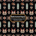 Batik Asmat Papua - The Traditional Of Asmat Papua Batik Royalty Free Stock Photo