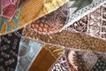 Batik Crazy Quilt Royalty Free Stock Photo