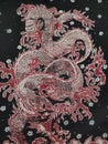 Batik dragon art of Indonesia Royalty Free Stock Photo