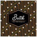 Batik Ethnic Pattern Background Design