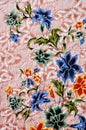 batik, indonesia batik pattern, indonesian batik sarong, motif batik cloth Royalty Free Stock Photo