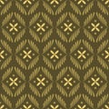 elegant Batik Indonesia Monochrome Brown Seamless Pattern Background Wallpaper Royalty Free Stock Photo