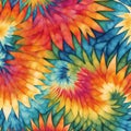 Batik texture background. Abstract colourful tie dye textile texture background. Retro, hippie and boho style Royalty Free Stock Photo