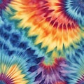 Batik texture background. Abstract colourful tie dye textile texture background. Retro, hippie and boho style Royalty Free Stock Photo