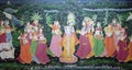 Batik traditional Indian silk painting