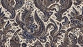 A Batik Tulis seamless background pattern, Ai generated image Royalty Free Stock Photo