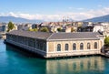 The Batiment des Forces motrices in Geneva Royalty Free Stock Photo