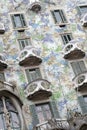 Batllo House by Gaudi, Barcelona Royalty Free Stock Photo