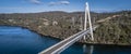 Batman Bridge by the Tamar river near Sidmouth. Royalty Free Stock Photo