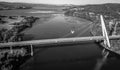 Batman Bridge by the Tamar river near Sidmouth. Royalty Free Stock Photo