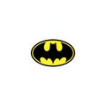 Batman logo editorial illustrative on white background Royalty Free Stock Photo