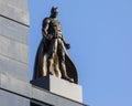 Batman Statue at the Odeon Luxe on Leicester Square in London, UK