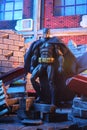 Batman superheroes toys photography action figure articulate Royalty Free Stock Photo