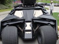 Batmobile from the Batman Dark Knight Movie Royalty Free Stock Photo