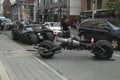 Batmobile and batpod motorcycle