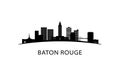 Baton Rouge city Louisiana skyline.