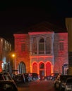 Batroun city center at night