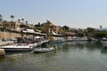 Batroun small harbour, on the mediterranee, Lebanon Royalty Free Stock Photo