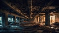 Bats Hang in Cinematic Detail: Abandoned Garage Marvels in Hyper-Resolutio