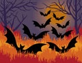 Bats Out of Hell Royalty Free Stock Photo