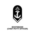 Batsman officer rank icon. Element of Germany army rank icon