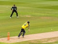 Batsman Playing in Cricket Match