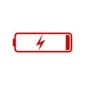 Battary energy level icon Royalty Free Stock Photo