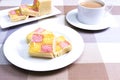 Battenberg cake Royalty Free Stock Photo