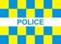 Battenburg police marking Template for your design Royalty Free Stock Photo