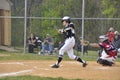 Batter in a high school baseball game