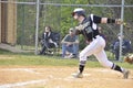 Batter in a high school baseball game