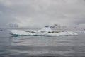 An iceberg retreat for seals