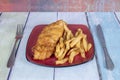 Battered Fish And French Fries